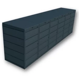 Kuba Store Habillage Anthracite | 6 Conteneurs