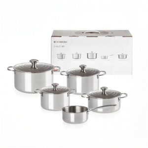 Batterie de cuisine Le Creuset Signature en acier inoxydable – 5 pièces