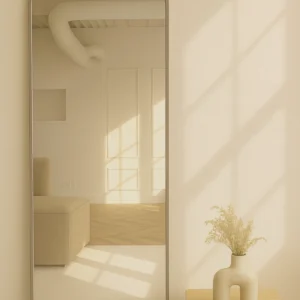 Maj Boogspiegel 190×60 cm – Greige