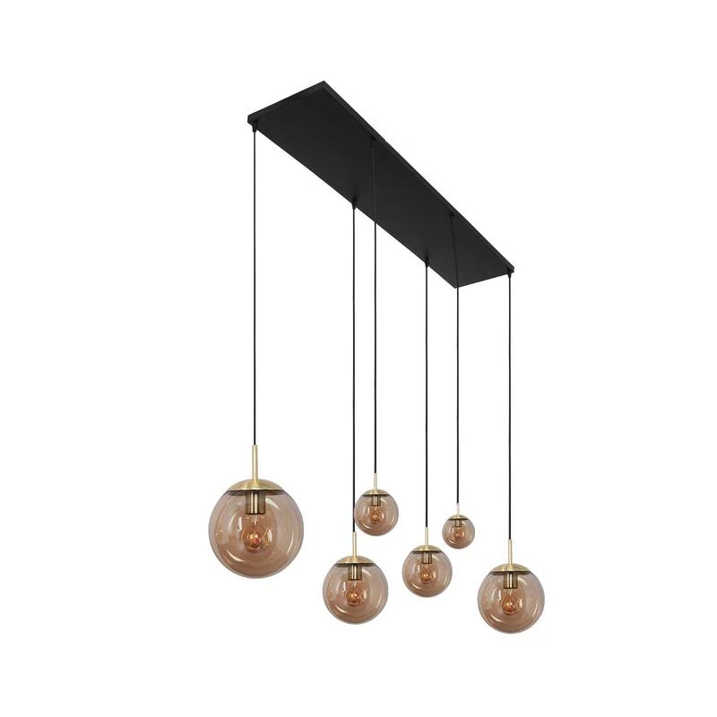 Maya 6-lichts Hanglamp Amber – Image 2
