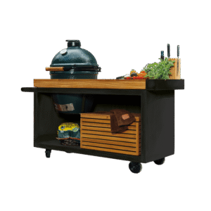 OFYR Kamado Table PRO noir 135 + Big Green Egg Large