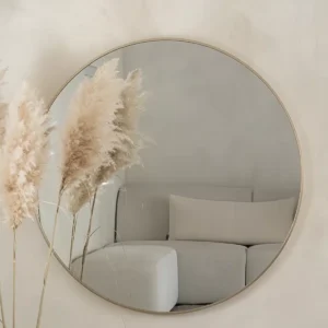 Nea Ronde spiegel 100 cm – Greige