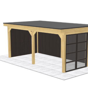 Auvent DIY Solena by Gadero – Douglas 600 x 300 cm – Type 2