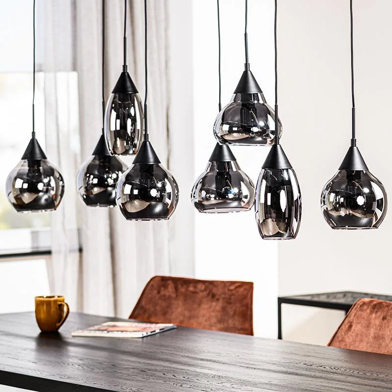 Spix Hanglamp 8-lichts smoke glas – Image 2