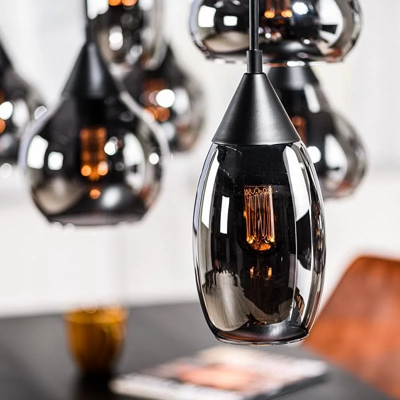 Spix Hanglamp 8-lichts smoke glas – Image 3