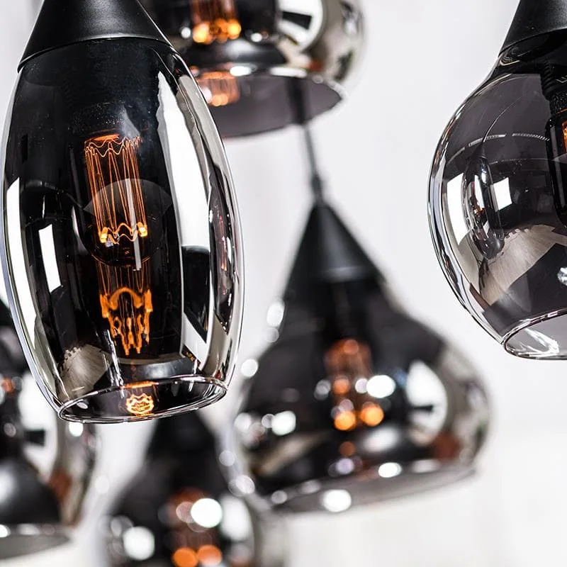 Spix Hanglamp 8-lichts smoke glas – Image 4