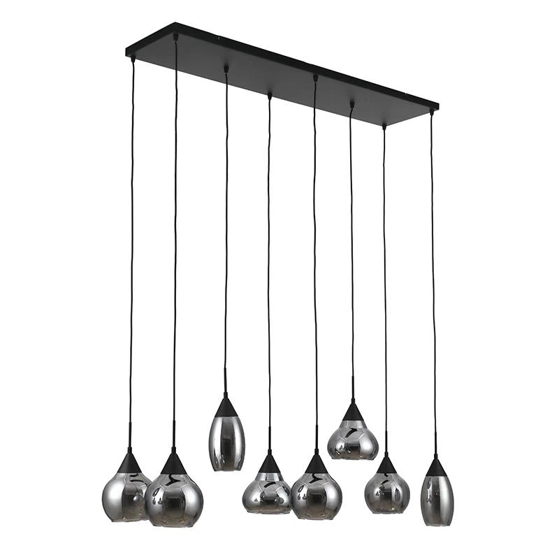 Spix Hanglamp 8-lichts smoke glas – Image 5