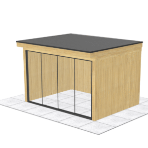 Auvent DIY Tivano by Gadero – Douglas 400 x 300 cm – Type 1