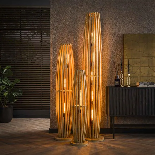 Vincent 5-lichts Vloerlamp XL Mangohout – Image 3