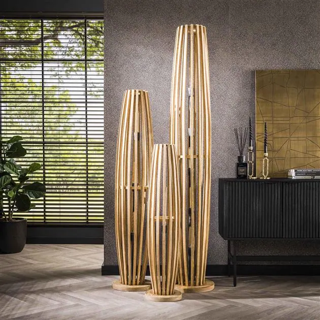 Vincent 5-lichts Vloerlamp XL Mangohout – Image 4
