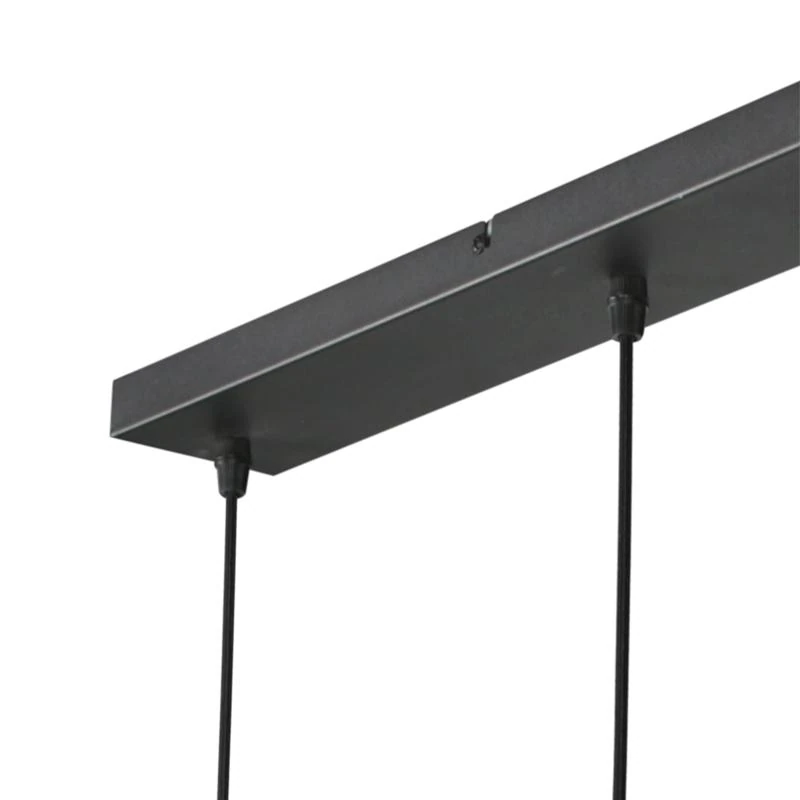 Zavi 5-lichts Hanglamp Zwart Stof – Image 2