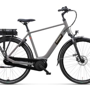 Batavus Altura E-go 7Versnellingen BES3 Elektrische Herenfiets Grijs Glans