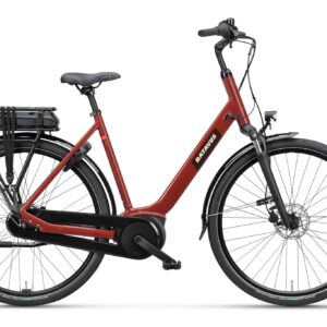 Batavus Altura E-go Plus Bes3 Smart Elektrische Damesfiets Rood Bruin 7V