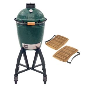 Big Green Egg Medium – avec support intEGGrated et tablettes latérales en acacia