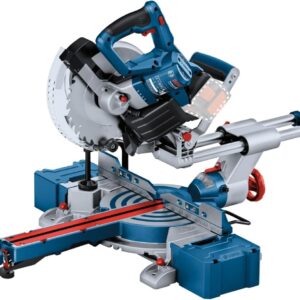 Bosch Bleu 0601B51000 GCM 18V‑216 D Scie à onglets sans fil 18 V, 216 mm, excl. batteries et chargeur