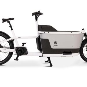 Carqon bakfiets Carqon Cruise Derailleur 1x500Wh Uni 10 Wit