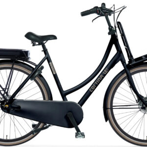 Cortina Cortina E-U4 elektrische transportfiets Mat Zwart 7Versnellingen
