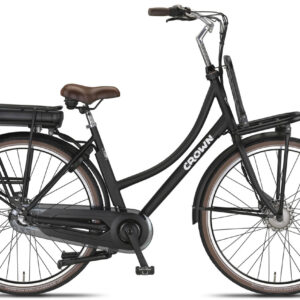 Crown Venice Elektrische Transportfiets 518Wh 3Versnellingen Mat Zwart