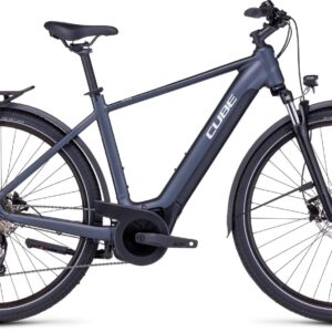 Cube Touring Hybrid One elektrische herenfiets Grijs 9Versnellingen
