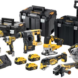 DeWalt DCK755P3T-QW Pack combo 7 pièces XR 18 V 5,0 Ah Li-Ion incl. 3 batteries