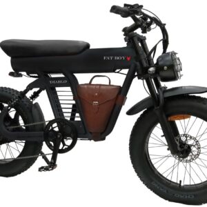 Diablo fatbikes Diablo Fat Boy elektrische fiets (Mat Zwart)