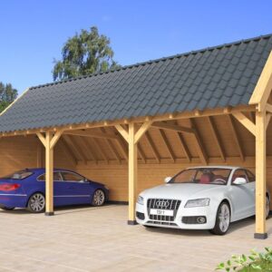 Kapschuur Billund XL Type 6 Red Class Wood 893x460cm – Blank Walls