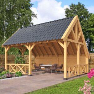 Kapschuur Billund XXL Type 4 Red Class Wood 700x512cm – Blank Walls
