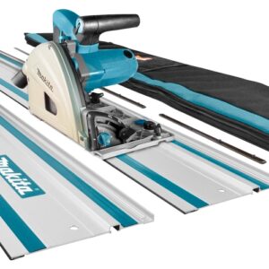 Makita SP6000J1X2 230V Invalcirkelzaag 165 mm + 2 x rail + koppelstrips + opbergtas + extra zaagblad