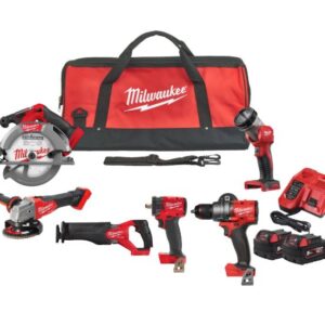 Milwaukee 4933498659 M18 FPP6H3-502B M18 FUEL™ Powerpack 6 machines 18 V 5,0 Ah Li-Ion dans sac 4933498659