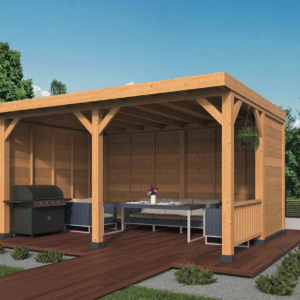 Abri de jardin à faire soi-même Wezep 500x370x262cm parois claires