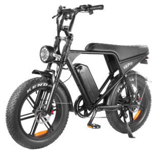 V8 Pro Elektrische Fatbike 7Versnellingen Zwart