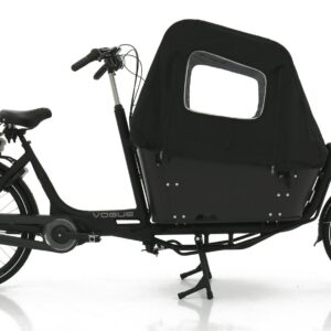 Vogue Carry 2 Elektrische Bakfiets 8Versnellingen Mat Zwart Zwart