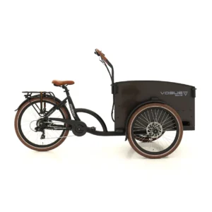 Vogue Journey Elektrische Bakfiets 7Versnellingen Mat Zwart Bruin