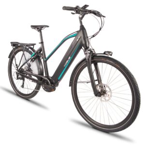 Vogue SLX Elektrische Fiets 9V 522 Wh Zwart Blauw Mat