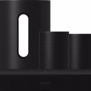 Sonos Beam Gen 2 Noir + 2× Era 100 Noir + Sub Mini Noir