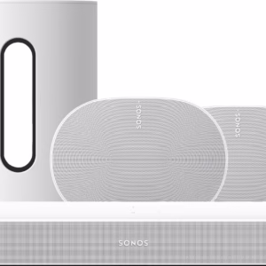 Sonos Beam Gen 2 Blanc + Era 300 (x2) + Sub Mini Blanc