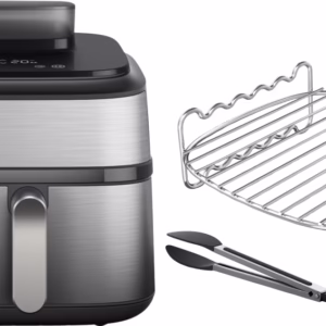 Philips Série 5000 Dual Basket NA555/00 + set de cuisson à deux niveaux