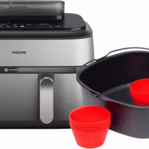Philips Série 5000 Dual Basket NA555/00 + set de pâtisserie