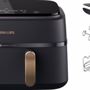 Philips Série 3000 Dual Basket NA352/00 + set de cuisson à deux niveaux