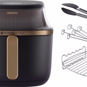 Philips Airfryer XL 3000 Serie NA332/00 + Ensemble de cuisson à double couche