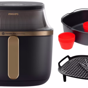 Philips Airfryer XXL 3000 Série NA342/00 + kit grill + set de cuisson