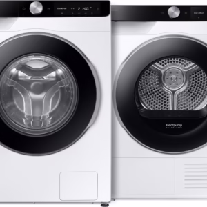 Samsung WW90DG6U85LK AI Wash + Samsung DV90DG6845LKU3 AI Dry