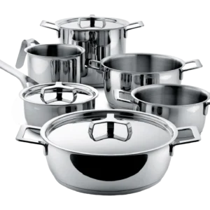 Alessi Pans & Pots – Set de casseroles (9 pièces)