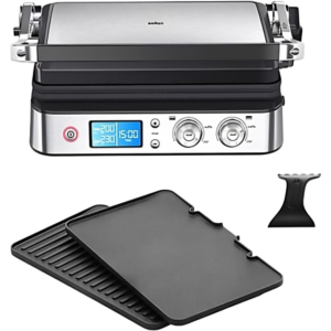 BRAUN MultiGrill 9 CG9040 Grill de contact Noir, Acier inoxydable