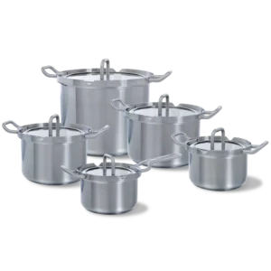 Set de casseroles Q-linair Master Glass 5 Pièces