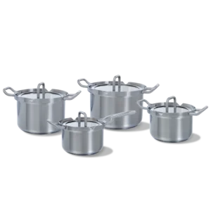 Q-linair Master Verre Ensemble de 4 Poêles
