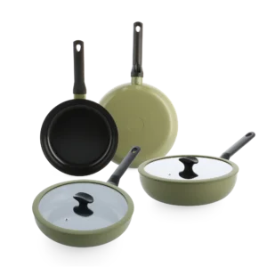 BK Ensemble de 4 pièces Vert Olive Enjoy