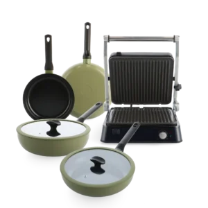 BK Profitez du lot de Grillades Contact Vert Olive