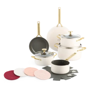 Ensemble BK Sublime Cream + dessous-de-plat Pink Ribbon