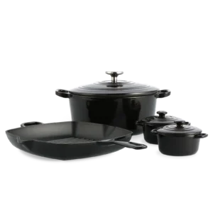 Bourgogne Set de Casseroles 4 Pièces